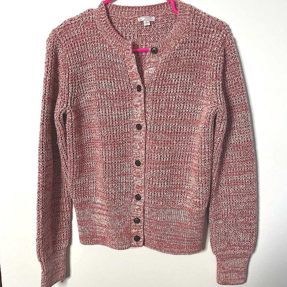 Gap round neck button down sweater